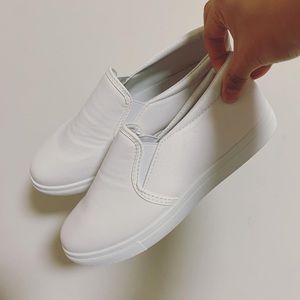 white slipons